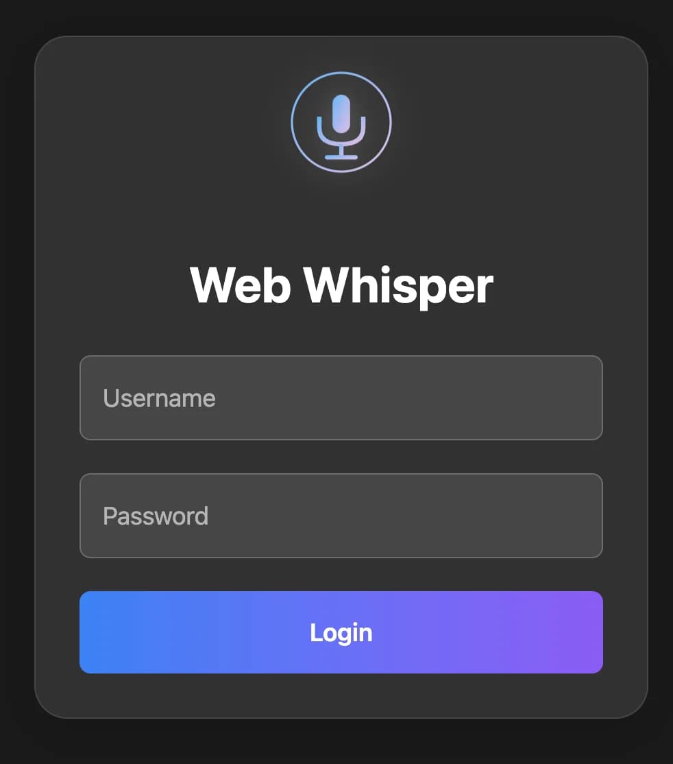 Web Whisper: Breaking Free from Desktop Constraints